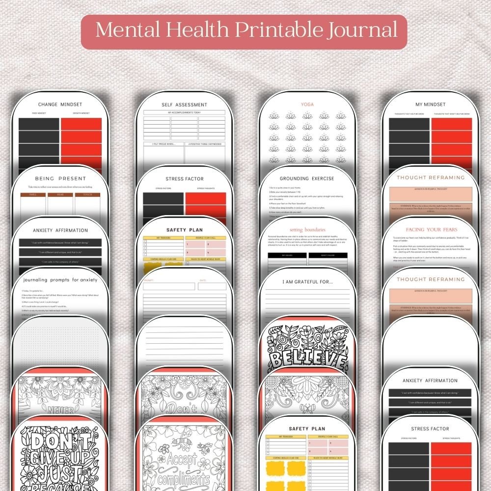 Mental Health Printable Journal 5 Mental Health Printable Journal - Image 5