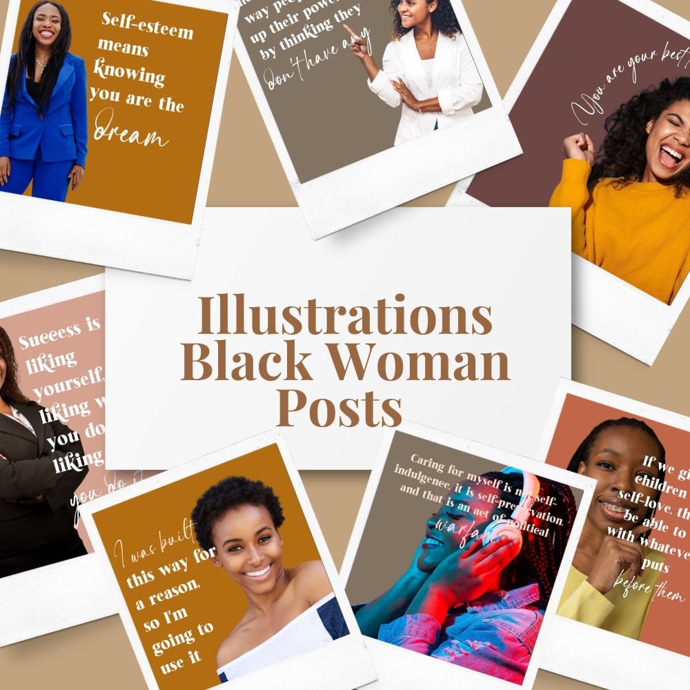 Illustrations Black Women post 2 Illustrations Black Women post - Image 2