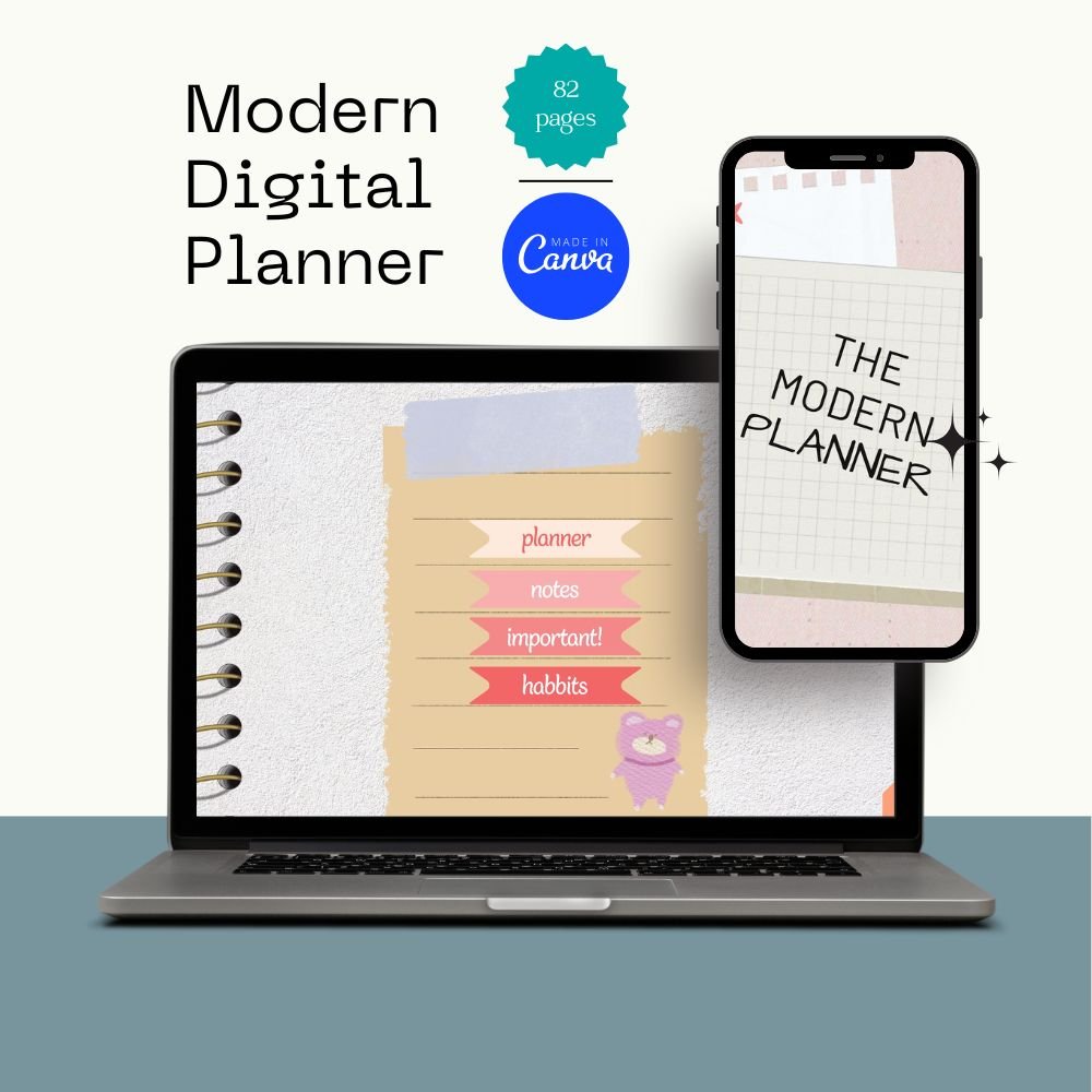 Modern Digital Planner 1 Modern Digital Planner