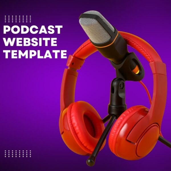 Podcast Website template