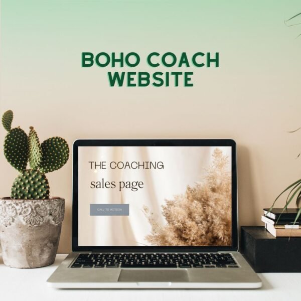 Boho Coach Website template