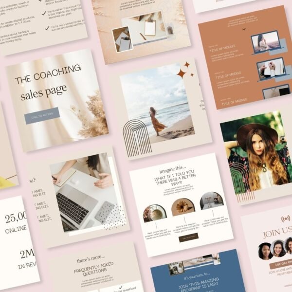 Boho Coach Website template - Image 2