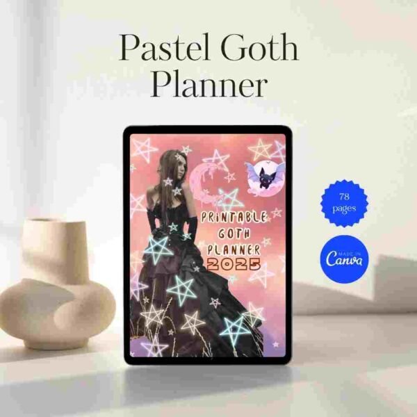 the Pastel Goth Planner