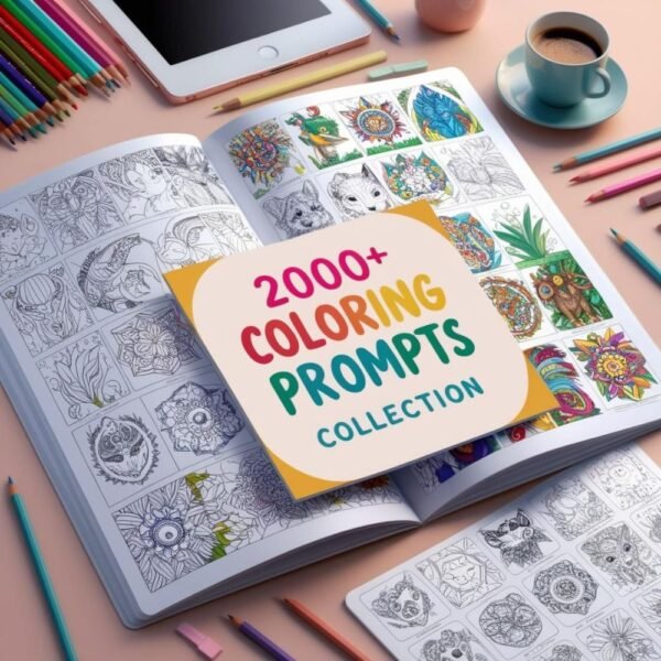 2000+Coloring Book Prompts