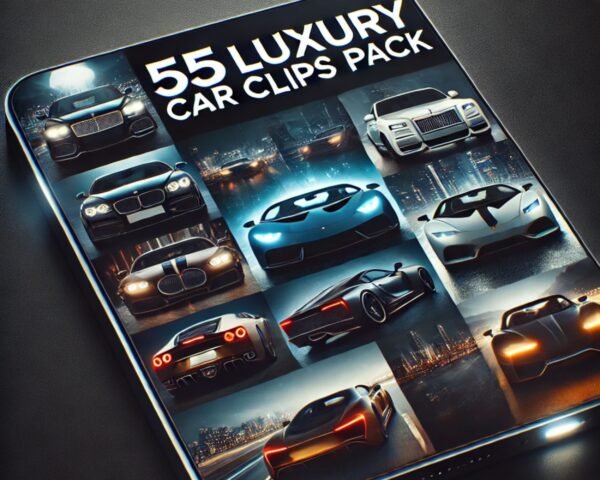 55 Luxury Car Clips Pack